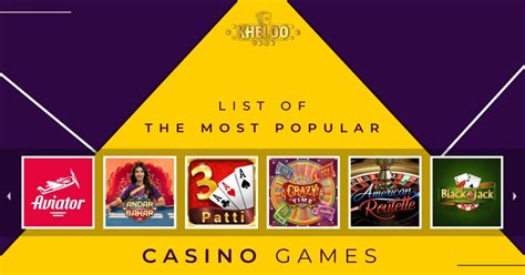 list of popular gambling games|Casino Games: List of the Most Popular Casino Games.